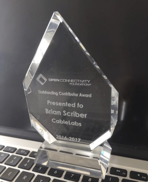 Brian Scriber Open Connectivity Foundation Award
