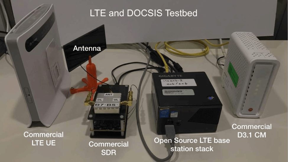 LTE and DOCSIS Testbed