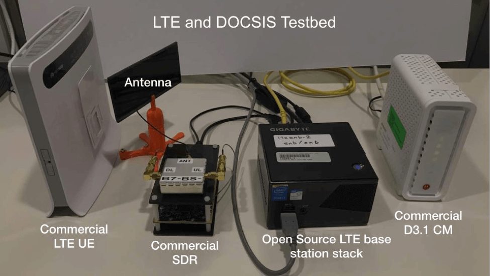 LTE和DOCSIS试验台