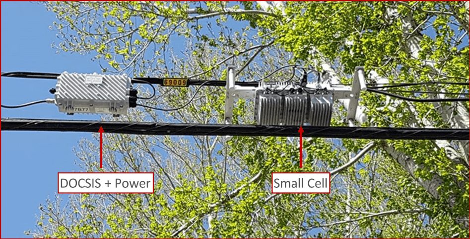 Typical Strand Mount Small Cell