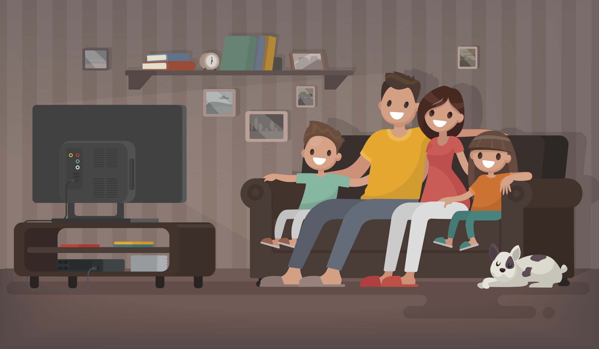 My family room. Семья у телевизора. Семья за просмотром мультфильма. Дети сидят в кинотеатре. Семья сидит перед телевизором.