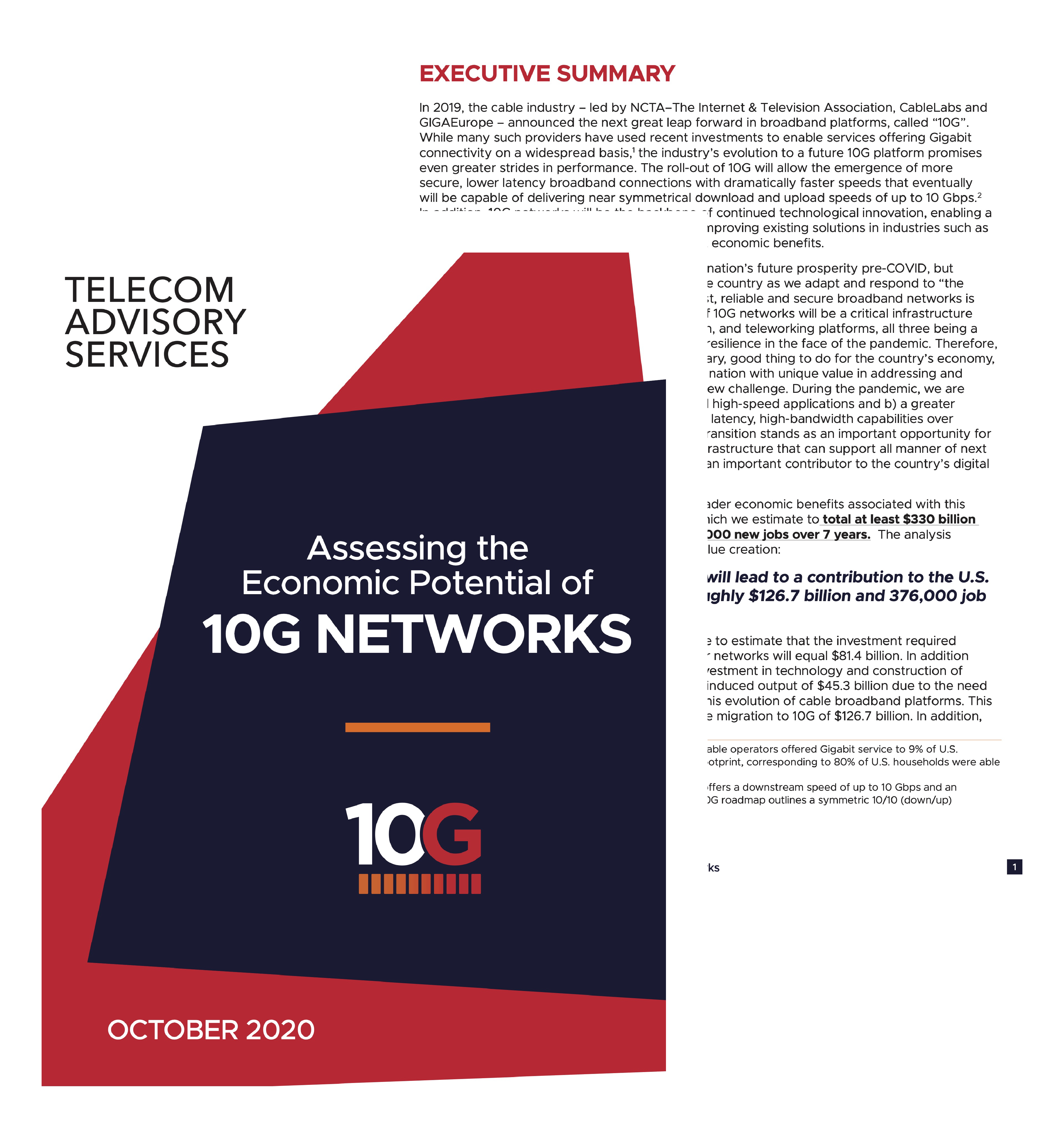 Assessing the Economic Potential of 10G Networks