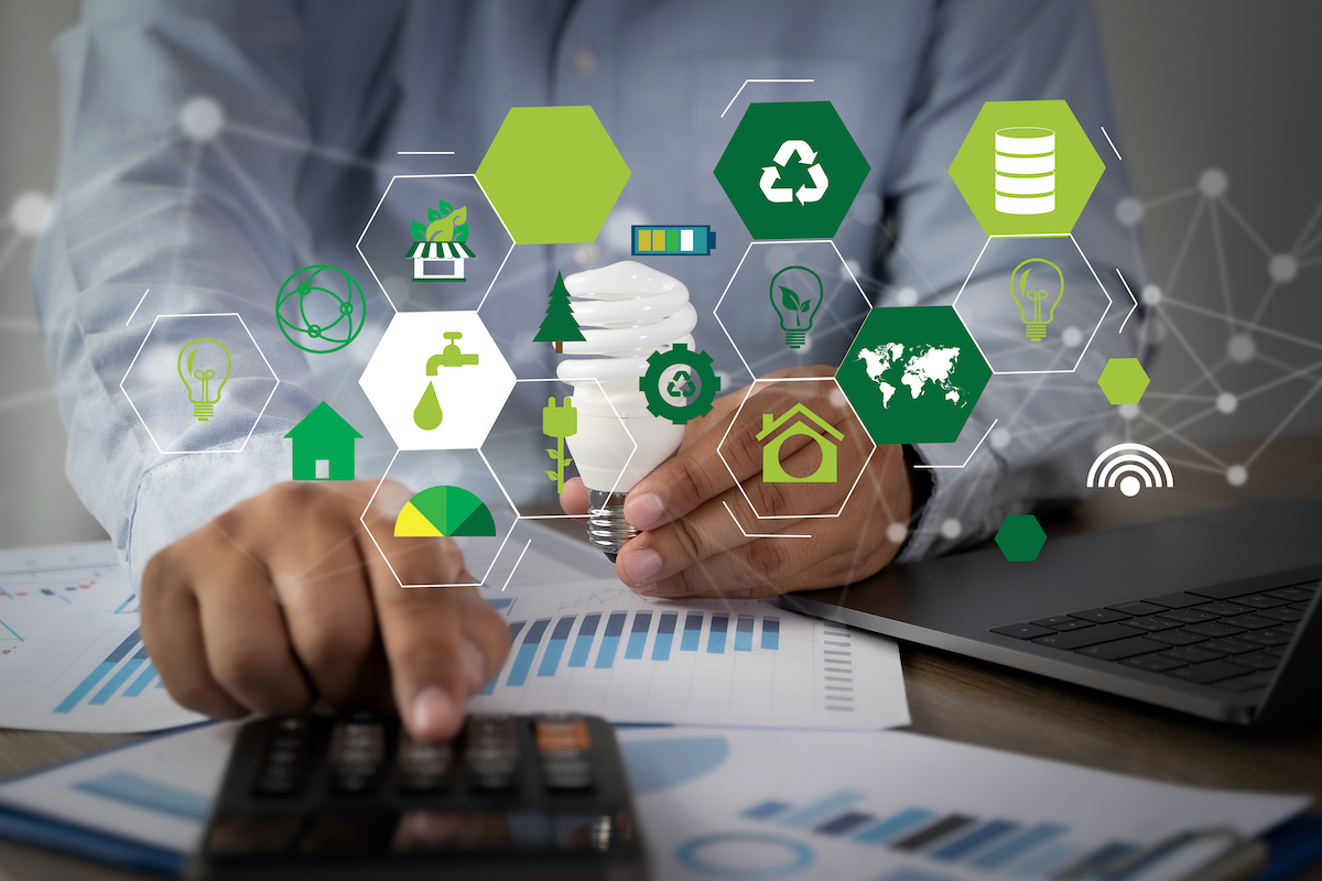 Graphic of technology ecosystem.