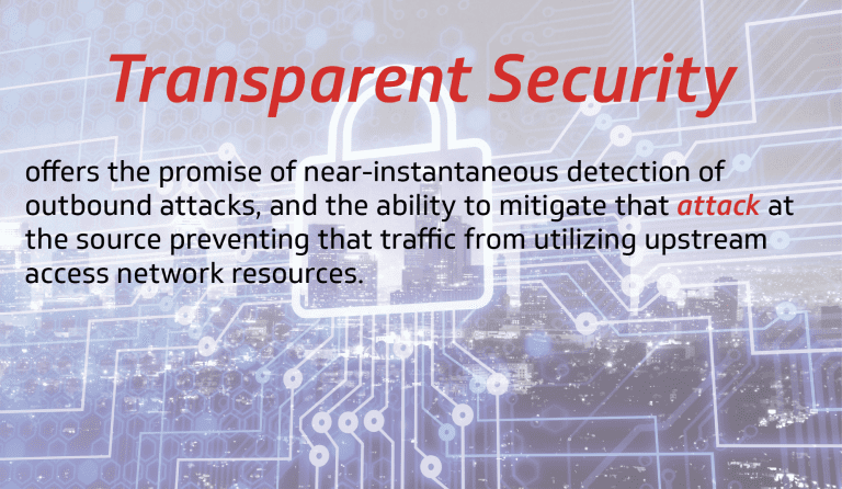 Transparent Security Outperforms Traditional DDoS Solution in Lab Trial