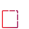 An icon of a grid layered on top of a square