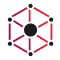 An icon of interconnecting lines